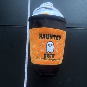 Halloween Themed Haunted Brew Plush Dog Toy